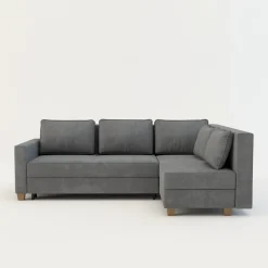 Comfort Line Narożnik rozkładany jasnoszary SPELLO prawy