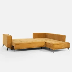 inny Narożnik rozkładany karmelowy SEGRE SET 2 prawy