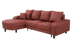 Comfort Line Narożnik rozkładany koralowy NAPOLI lewy