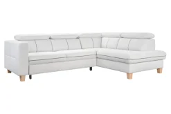 Narożniki|FN Design Narożnik rozkładany kremowy ZANTE prawy