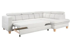 Narożniki|FN Design Narożnik rozkładany kremowy ZANTE prawy