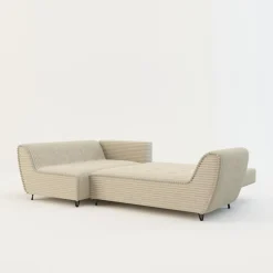 Exline Narożnik rozkładany kremowy COCOLI lewy