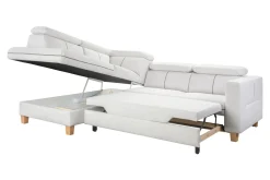 FN Design Narożnik rozkładany kremowy ZANTE lewy