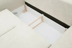 Fresh Narożnik rozkładany kremowy TENDER prawy