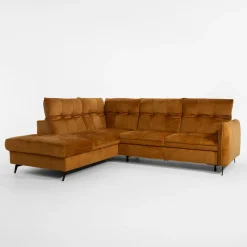 Agio Divani Narożnik rozkładany musztardowy GOJA lewy