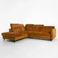 Agio Divani Narożnik rozkładany musztardowy GOJA lewy