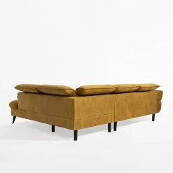 Werdomo Narożnik rozkładany musztardowy ALESSIO L prawy