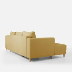 Narożniki|inny Narożnik rozkładany musztardowy PERA lewy