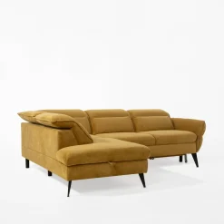 Narożniki|Werdomo Narożnik rozkładany musztardowy ALESSIO L lewy