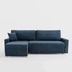 Narożniki|inny Narożnik rozkładany niebieski DIEGO