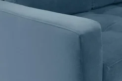 Narożniki|Exline Narożnik rozkładany niebieski ZOYA