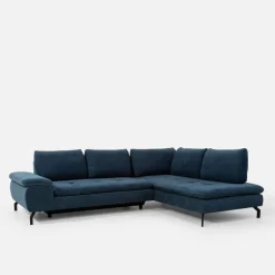 Narożniki|New Form Narożnik rozkładany niebieski VESPA L prawy