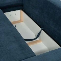 New Form Narożnik rozkładany niebieski VESPA L lewy