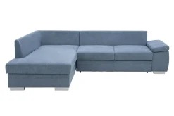 Narożnik rozkładany niebieski GARIX lewy