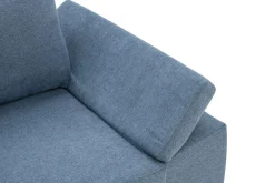 Narożnik rozkładany niebieski GARIX lewy