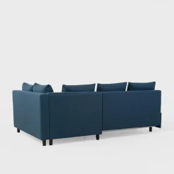 IMPERIAL-MEBLE (D.C.M. FRESH) Narożnik rozkładany niebieski LOGOS prawy