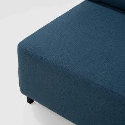 IMPERIAL-MEBLE (D.C.M. FRESH) Narożnik rozkładany niebieski LOGOS prawy