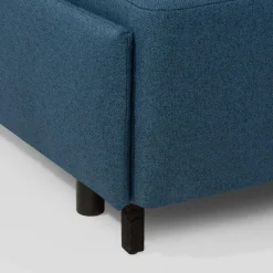 IMPERIAL-MEBLE (D.C.M. FRESH) Narożnik rozkładany niebieski LOGOS prawy