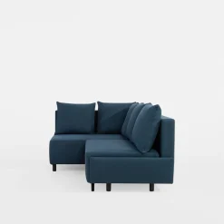 Narożniki|IMPERIAL-MEBLE (D.C.M. FRESH) Narożnik rozkładany niebieski LOGOS lewy