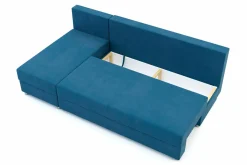 Narożnik rozkładany niebieski MARKUS