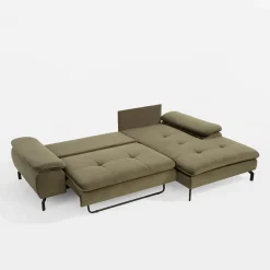 Narożniki|New Form Narożnik rozkładany oliwkowy VESPA prawy