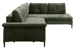 New Form Narożnik rozkładany oliwkowy OZZY L prawy