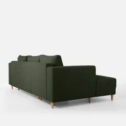 Narożniki|inny Narożnik rozkładany oliwkowy PERA lewy