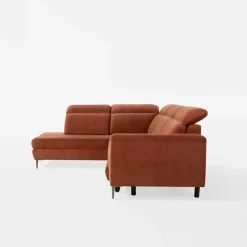 Narożniki| Narożnik rozkładany pomarańczowy AGO lewy