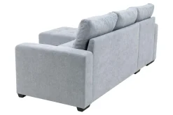 Exline Narożnik rozkładany popielaty MEDINA