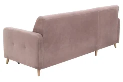 Narożniki|Exline Narożnik rozkładany różowy VOLARE