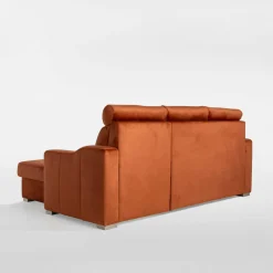 Narożnik rozkładany rudy ARES prawy