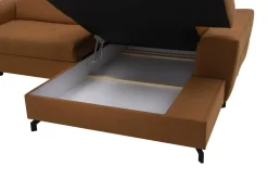 Narożniki|Exline Narożnik rozkładany rudy ROSSI prawy