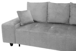 Comfort Line Narożnik rozkładany srebrny CALPE prawy