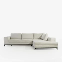 Instilo Narożnik rozkładany szarobeżowy BOLOGNA lewy