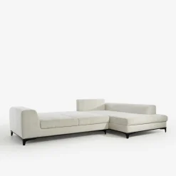 Instilo Narożnik rozkładany szarobeżowy BOLOGNA lewy