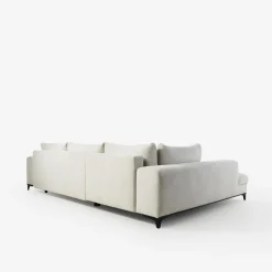 Instilo Narożnik rozkładany szarobeżowy BOLOGNA prawy