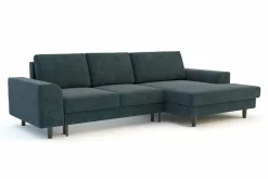 Narożniki|Comfort Line Narożnik rozkładany szaroniebieski HARISON prawy