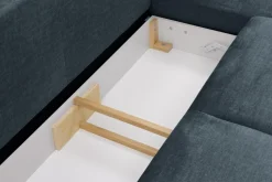 Narożniki|Comfort Line Narożnik rozkładany szaroniebieski HARISON prawy