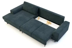 Comfort Line Narożnik rozkładany szaroniebieski HARISON lewy