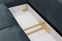 Comfort Line Narożnik rozkładany szaroniebieski HARISON lewy