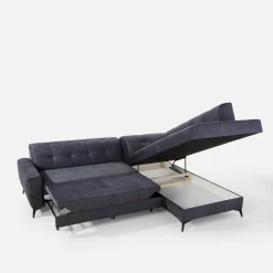 Narożniki|inny Narożnik rozkładany szaroniebieski STORN prawy