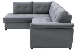 Narożniki|Exline Narożnik rozkładany szary ARUBA lewy