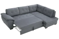 Exline Narożnik rozkładany szary ARUBA prawy