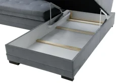 Exline Narożnik rozkładany szary ARUBA prawy