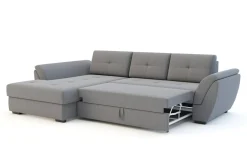 Exline Narożnik rozkładany szary BERISSO lewy