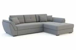 Narożniki|Exline Narożnik rozkładany szary BERISSO prawy