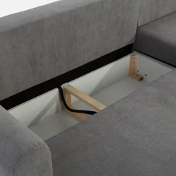 Fresh Narożnik rozkładany szary CALPO