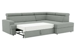 Fresh Narożnik rozkładany szary COMO prawy