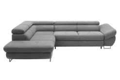 Narożniki|Instilo Narożnik rozkładany szary FABIO prawy