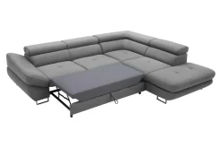 Narożniki|Instilo Narożnik rozkładany szary FABIO lewy